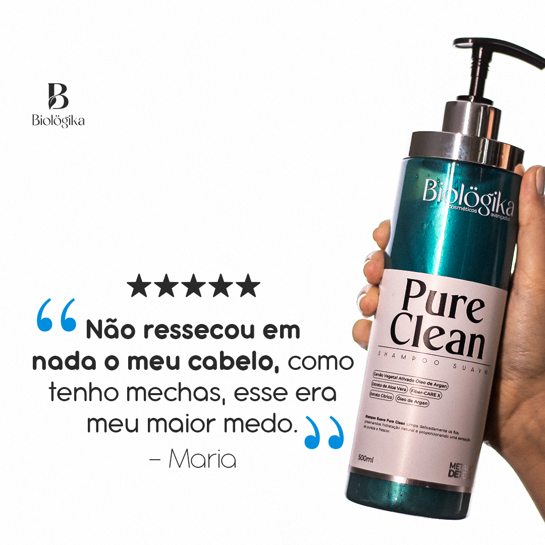 Shampoo Biológica Pure Clean - 500ml