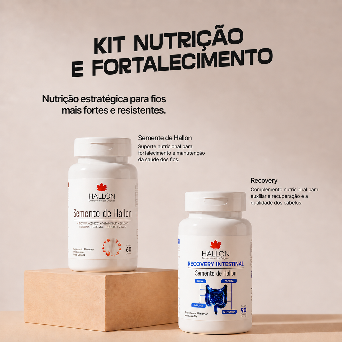 KIT NUTRIÇÃO E FORTALECIMENTO