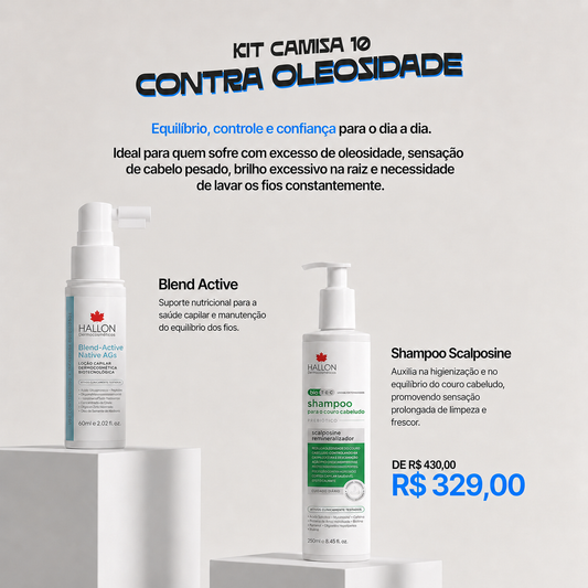 KIT CAMISA 10 | CONTRA OLEOSIDADE